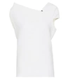 ROLAND MOURET RAYWELL WOOL-CRÊPE TOP,P00393003