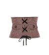 MIU MIU CHECKED WOOL-BLEND CORSET BELT,P00405993