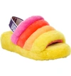 UGG Fluff Yeah Pride Genuine Shearling Slide Slipper,1095119