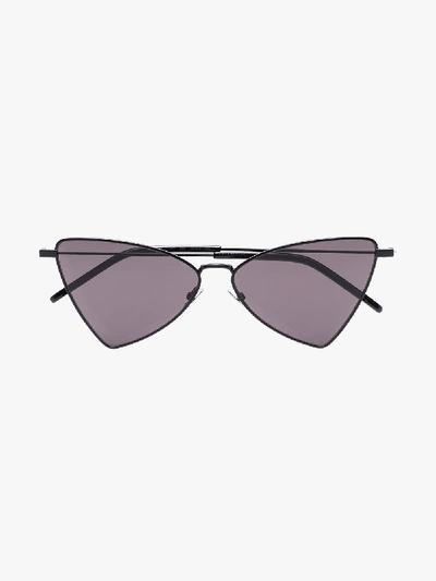 Saint Laurent Eyewear Triangular-frame Sunglasses - 黑色 In Black