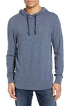 FAHERTY SLUB COTTON HOODIE,MKC0056-GRY