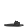 Gucci Black Gg Slides
