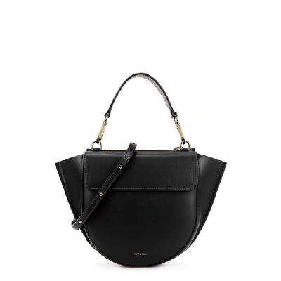Wandler Hortensia Medium Leather Top Handle Bag In Brown