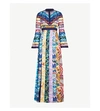 MARY KATRANTZOU DESMINE GRAPHIC-PRINT CREPE MAXI DRESS