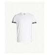 BALMAIN Logo-tape cotton-jersey T-shirt