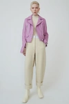 Acne Studios Mock Lilac Purple In Biker Jacket