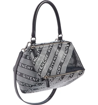 Givenchy Small Pandora Logo Shoulder Bag - Black