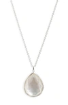 Ippolita Sterling Silver Wonderland Large Teardrop Pendant Necklace In Mother-of-pearl, 16 In Mother Of Pearl