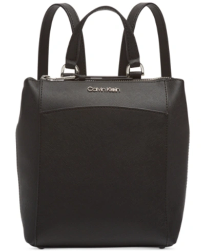 Calvin Klein Hayden Backpack In Black/silver