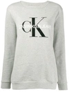 CALVIN KLEIN JEANS EST.1978 CALVIN KLEIN JEANS LOGO套头衫 - 灰色