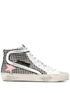 GOLDEN GOOSE CHECKED HIGH TOP trainers