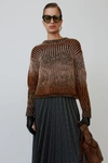 ACNE STUDIOS Gradient sweater Brown/multi