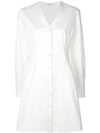 TIBI TIBI DOMINIC TWILL衬衫裙 - 白色