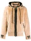 COACH SHEARLING HOODIE