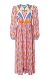 ALIX OF BOHEMIA TALLULAH PRINTED COTTON AND SILK-BLEND DRESS,756265