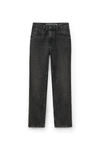 ALEXANDER WANG cult cropped straight grey aged
