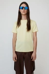 Acne Studios Measure Vanilla Yellow In Slim-fit T-shirt