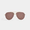 BALENCIAGA Invisible Aviator Sunglasses