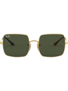 Ray Ban Rb1971 Square Sunglasses In Gold