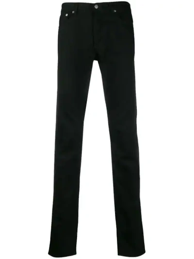 Givenchy Mid-rise Straight-leg Jeans In Black