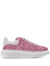 ALEXANDER MCQUEEN OVERSIZED GLITTER SNEAKERS