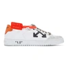 OFF-WHITE WHITE & ORANGE 2.0 LOW SNEAKERS