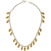 ISABEL MARANT ISABEL MARANT SILVER AND GOLD AMER NECKLACE