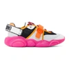 MOSCHINO MOSCHINO PINK FLUO TEDDY SNEAKERS