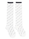 STELLA MCCARTNEY STELLA MCCARTNEY ALL OVER LOGO SOCKS