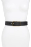 B-low The Belt Milla Squared-buckle Belt In Black