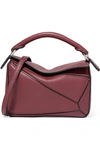 LOEWE PUZZLE MINI TEXTURED-LEATHER SHOULDER BAG