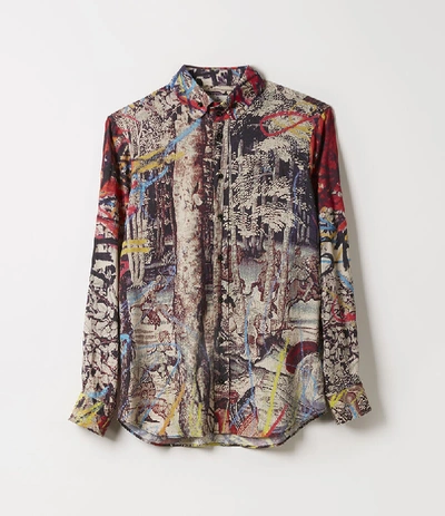 Vivienne Westwood Two Button Krall Shirt Multicoloured In Multicolor