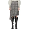 ISABEL MARANT ISABEL MARANT BLACK AND WHITE DIESTY CHECKED SUIT SKIRT
