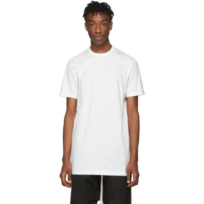 Rick Owens Double-layered Cotton-jersey T-shirt In White