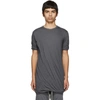 RICK OWENS RICK OWENS GREY DOUBLE T-SHIRT