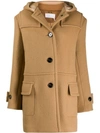 CHLOÉ HOODED FITTED COAT