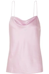 CAMI NYC THE AXEL DRAPED STRETCH-SILK CHARMEUSE CAMISOLE
