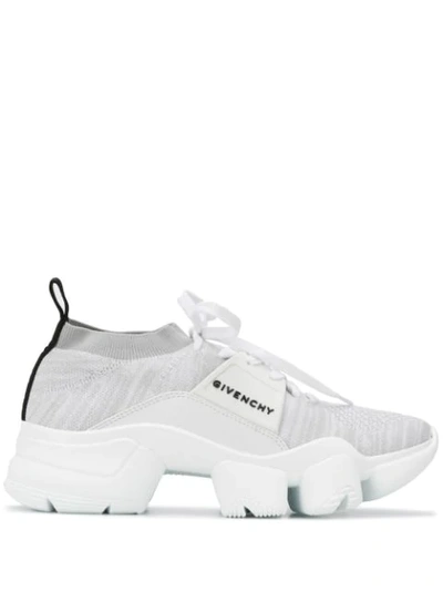 Givenchy Jaw Knit Low Top Trainers In White