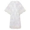 JIRI KALFAR White Long Embroidered Dress