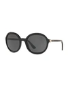 PRADA OVERSIZED ROUND ACETATE SUNGLASSES,PROD227600394