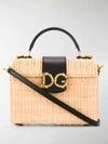 DOLCE & GABBANA LOGO STRAW BAG,BB6700AK67213972675