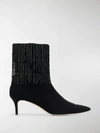CHRISTOPHER KANE EMBROIDERED ANKLE BOOTS,577616U015613569873