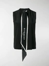 GIVENCHY LOGO PRINT SCARF VEST,BW60GA10JX13906055