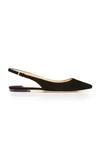 JIMMY CHOO ERIN SUEDE SLINGBACK FLATS,717261