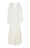 MATIN FLORAL BRODERIE ANGLAISE COTTON MAXI DRESS,745727