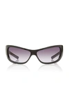 LE SPECS THE MONSTER ACETATE SQUARE-FRAME SUNGLASSES,749620