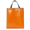 MARNI Colour-block leather top handle bag