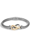 John Hardy Sterling Silver & 18k Yellow Gold Classic Chain Link Bracelet In Silver