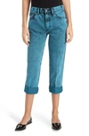 MARC JACOBS THE TURN UP OVERDYE JEANS,M4008044