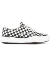 Miharayasuhiro Check Print Sneakers In Black